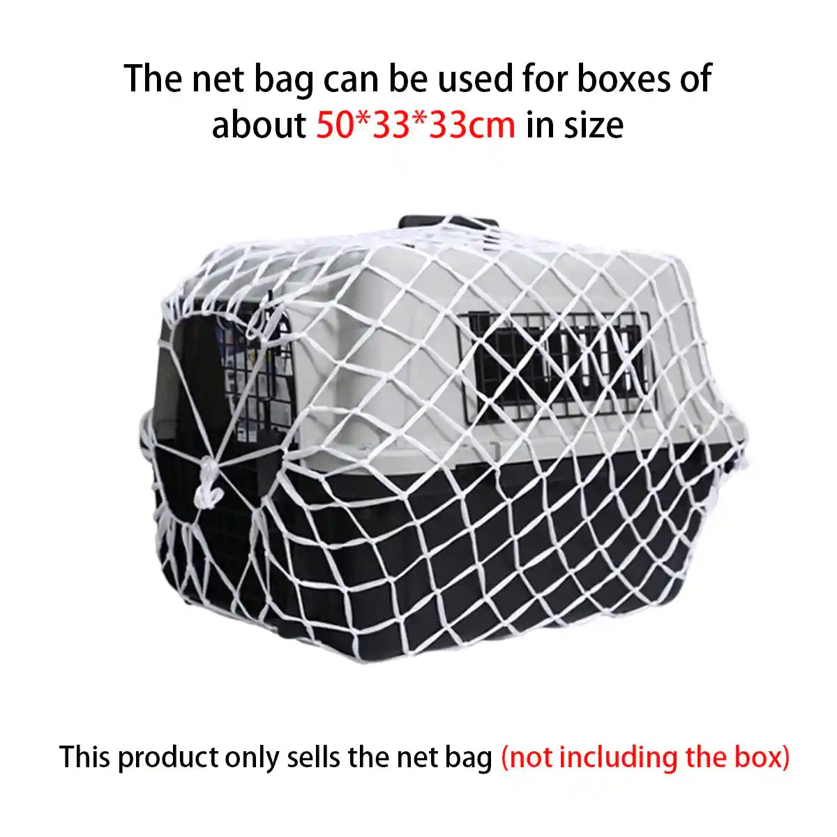 Protective Nylon Pet Carrier Net for Travel Safety and Ventilation