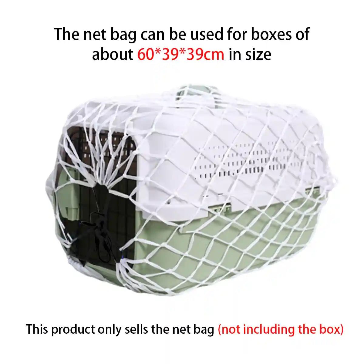 Protective Nylon Pet Carrier Net for Travel Safety and Ventilation