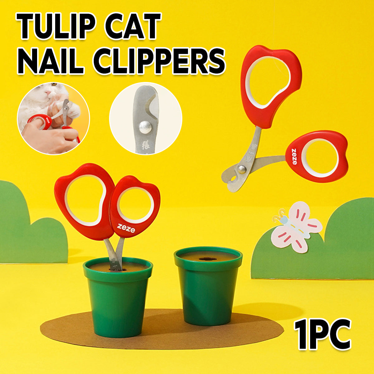 Tulip Cat Nail Clippers