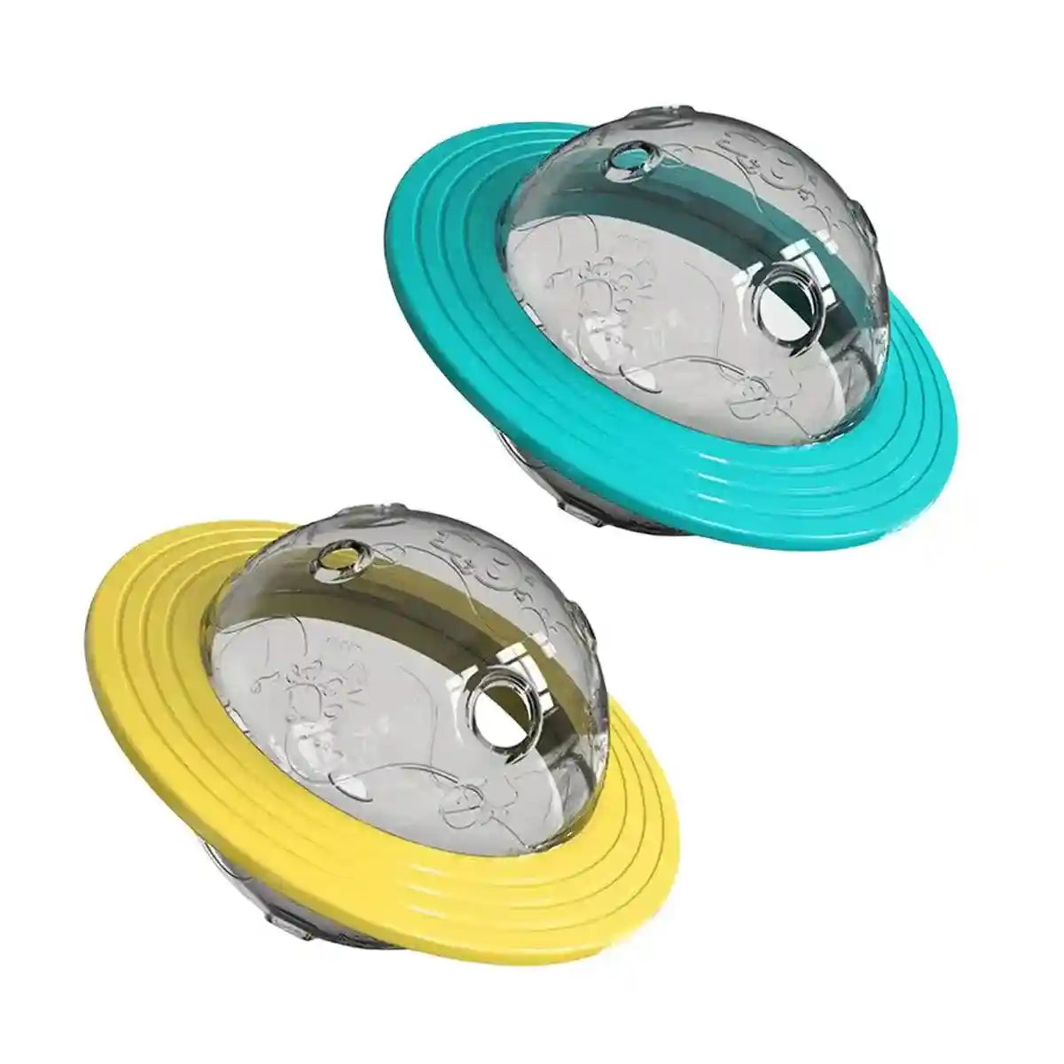 UFO Pet Treat Toy Interactive Food Dispenser for Dogs & Cats