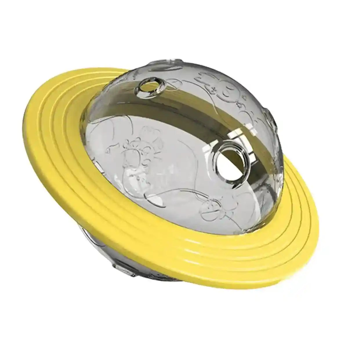 UFO Pet Treat Toy Interactive Food Dispenser for Dogs & Cats