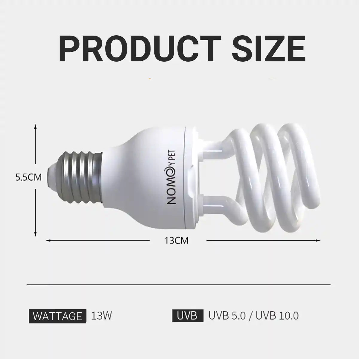 220v13W Climbing Pet UVB Calcium Energy-saving Lamp