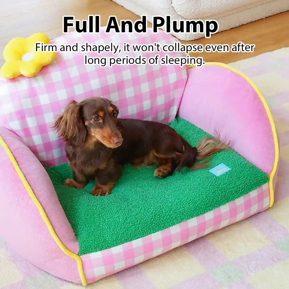 Multi Colour Pet Sofa Bed Removable and Washable for Pets Resting Playing Use