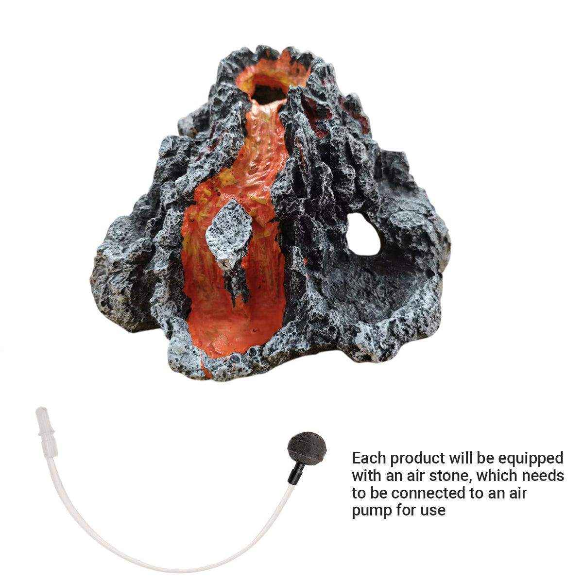 Volcanic Rock Aquarium Decoration Resin Fish Tank Shelter Cave