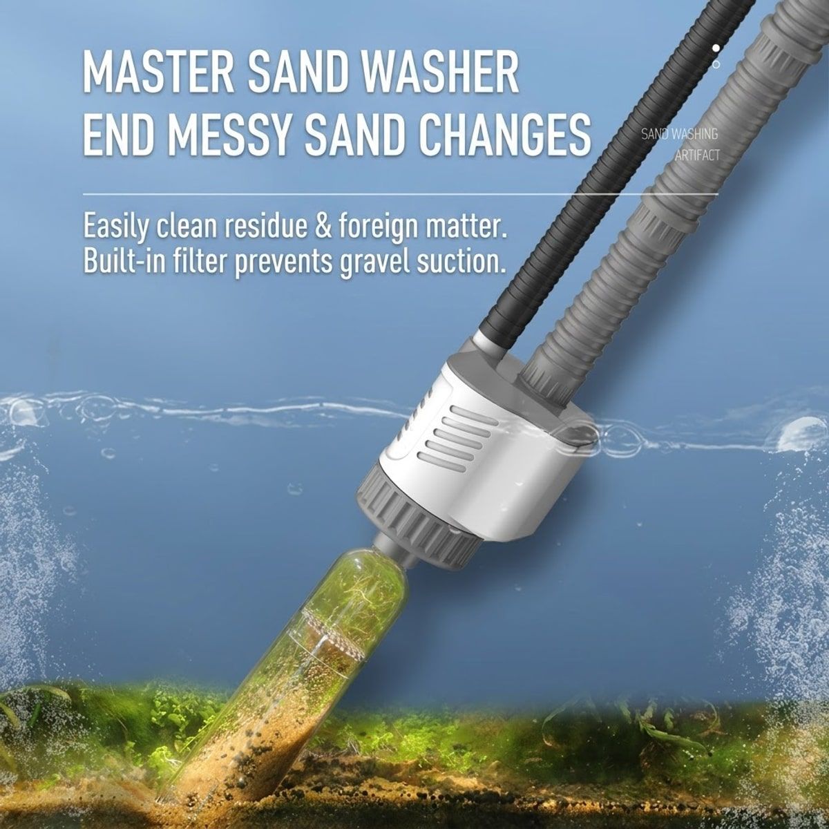 20W Electric Fish Tank Gravel Cleaner Pump