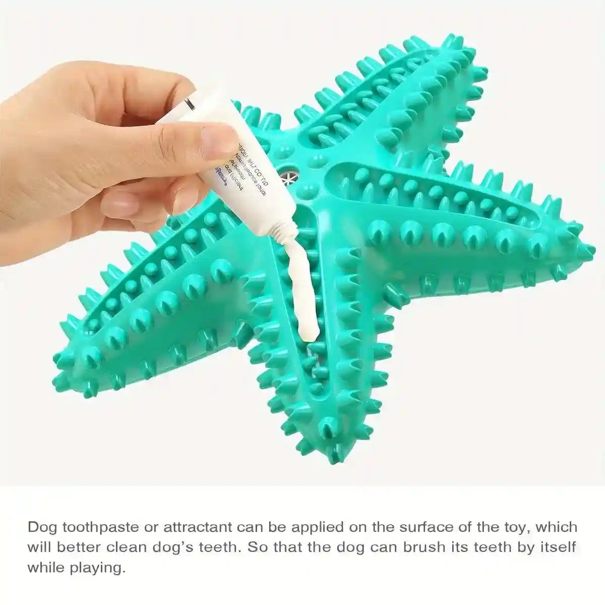 Squeaky Pet Chew Toy Durable Starfish Design for Dogs