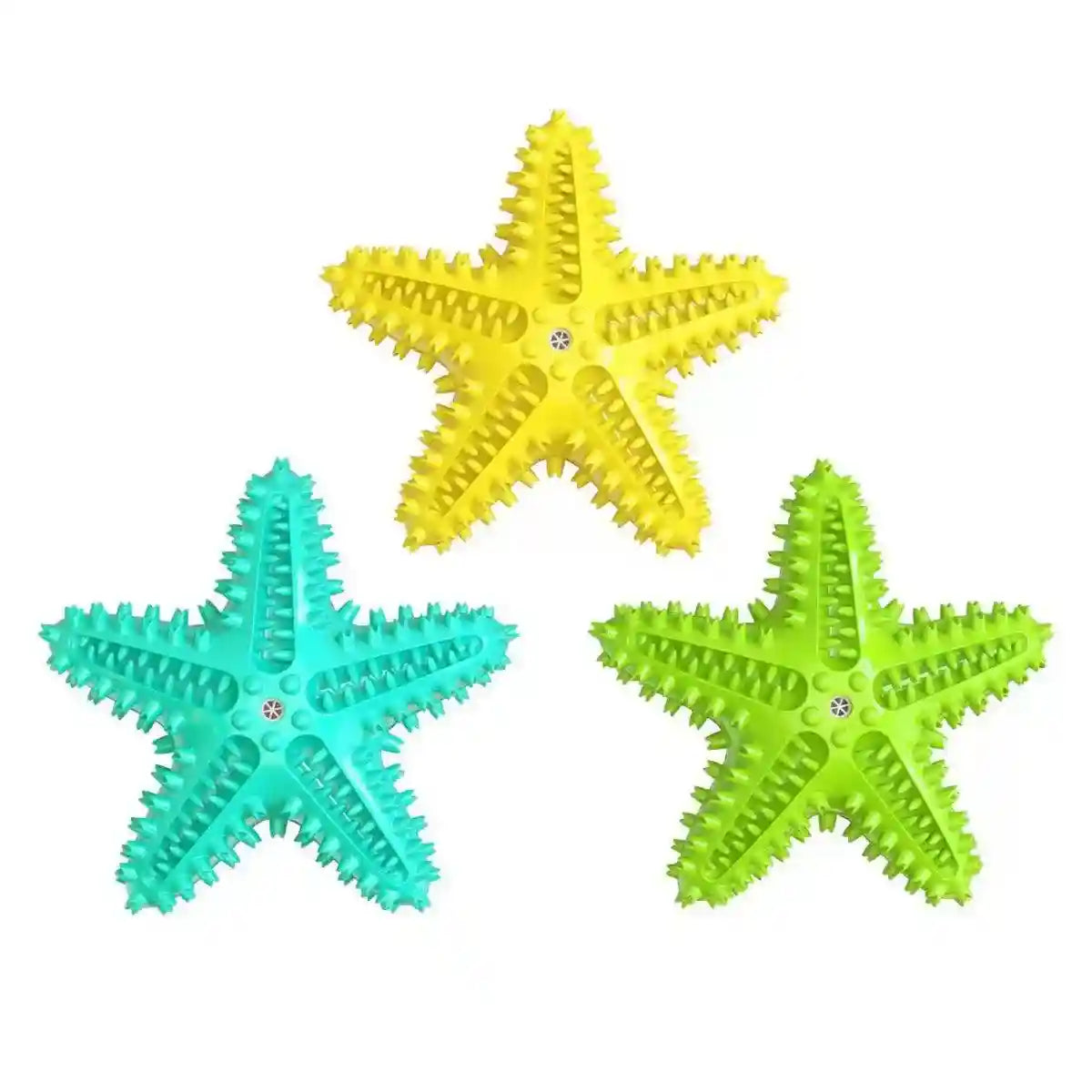 Squeaky Pet Chew Toy Durable Starfish Design for Dogs