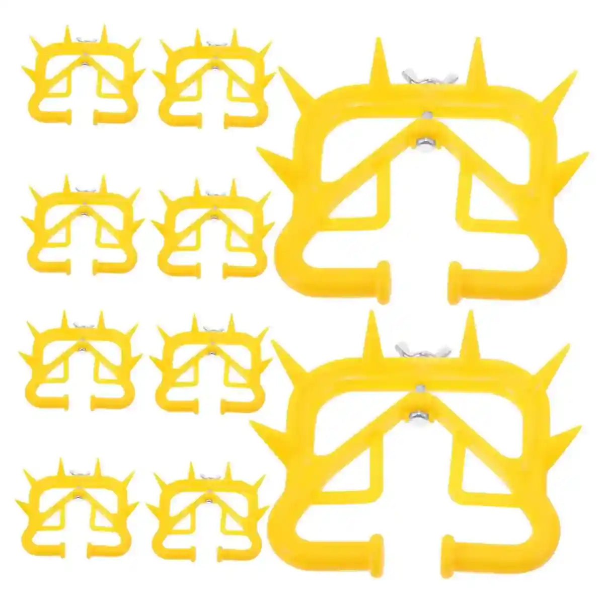 10PCS Calf Weaning Nose Ring with Spikes