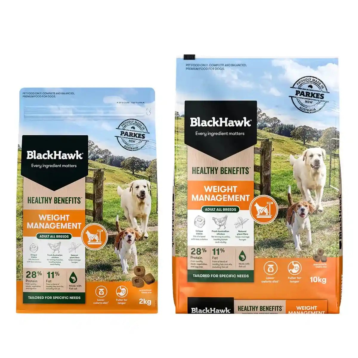 BLACK HAWK DOG HEALTHY BENEFITS WEIGHT 2/10KG