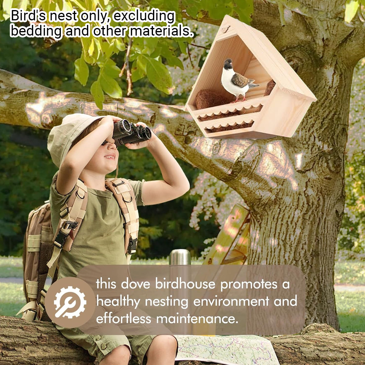 Hanging Bird Nest Pigeon Nest Outdoor Bird House Bird Nest Bird Feeder