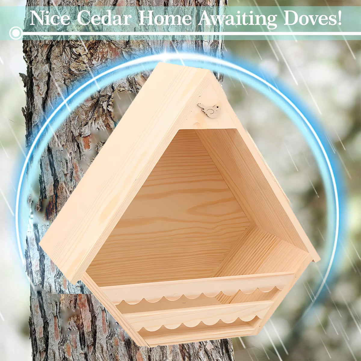 Hanging Bird Nest Pigeon Nest Outdoor Bird House Bird Nest Bird Feeder