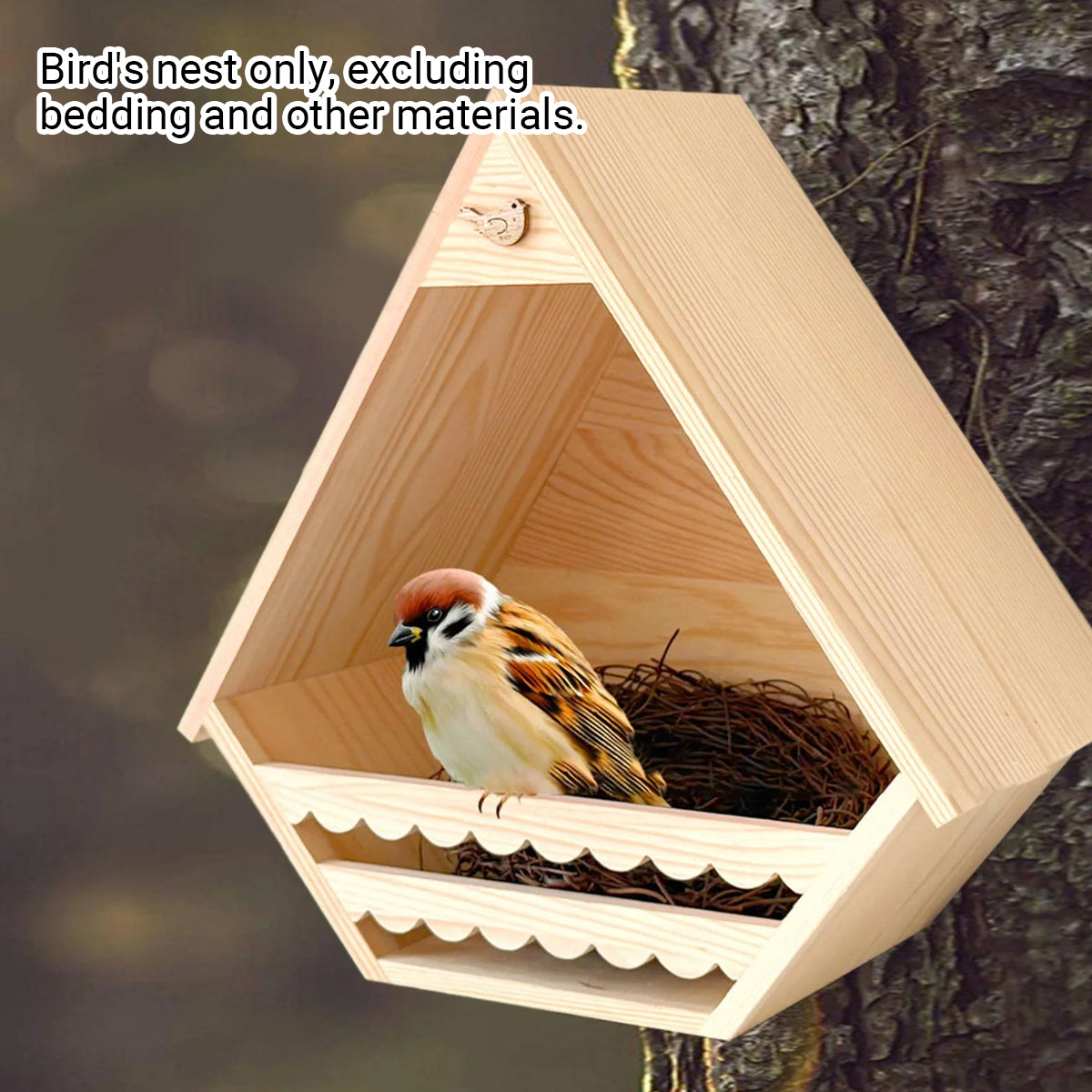 Hanging Bird Nest Pigeon Nest Outdoor Bird House Bird Nest Bird Feeder