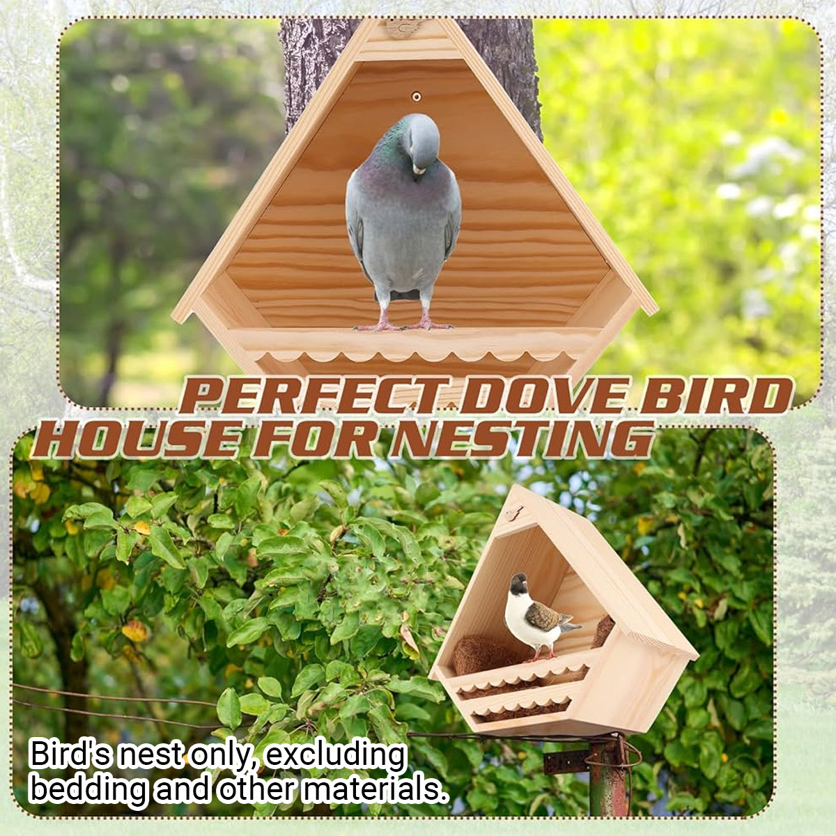Hanging Bird Nest Pigeon Nest Outdoor Bird House Bird Nest Bird Feeder