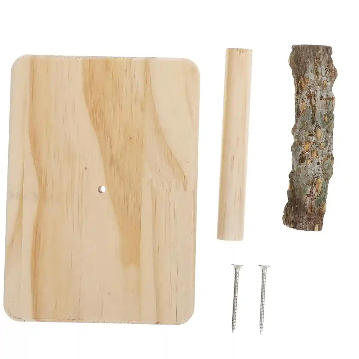 Natural Zanthoxylum Parrot Platform Stand for Claw Grinding & Resting