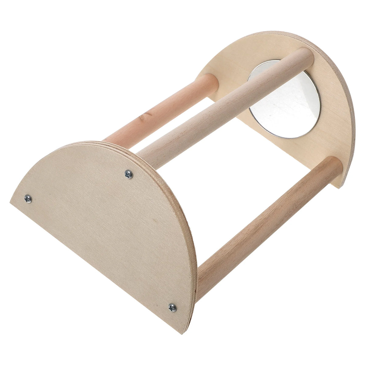 Parrot Stand Pet Chicken Wooden Mirror Small Stand Chick Stand
