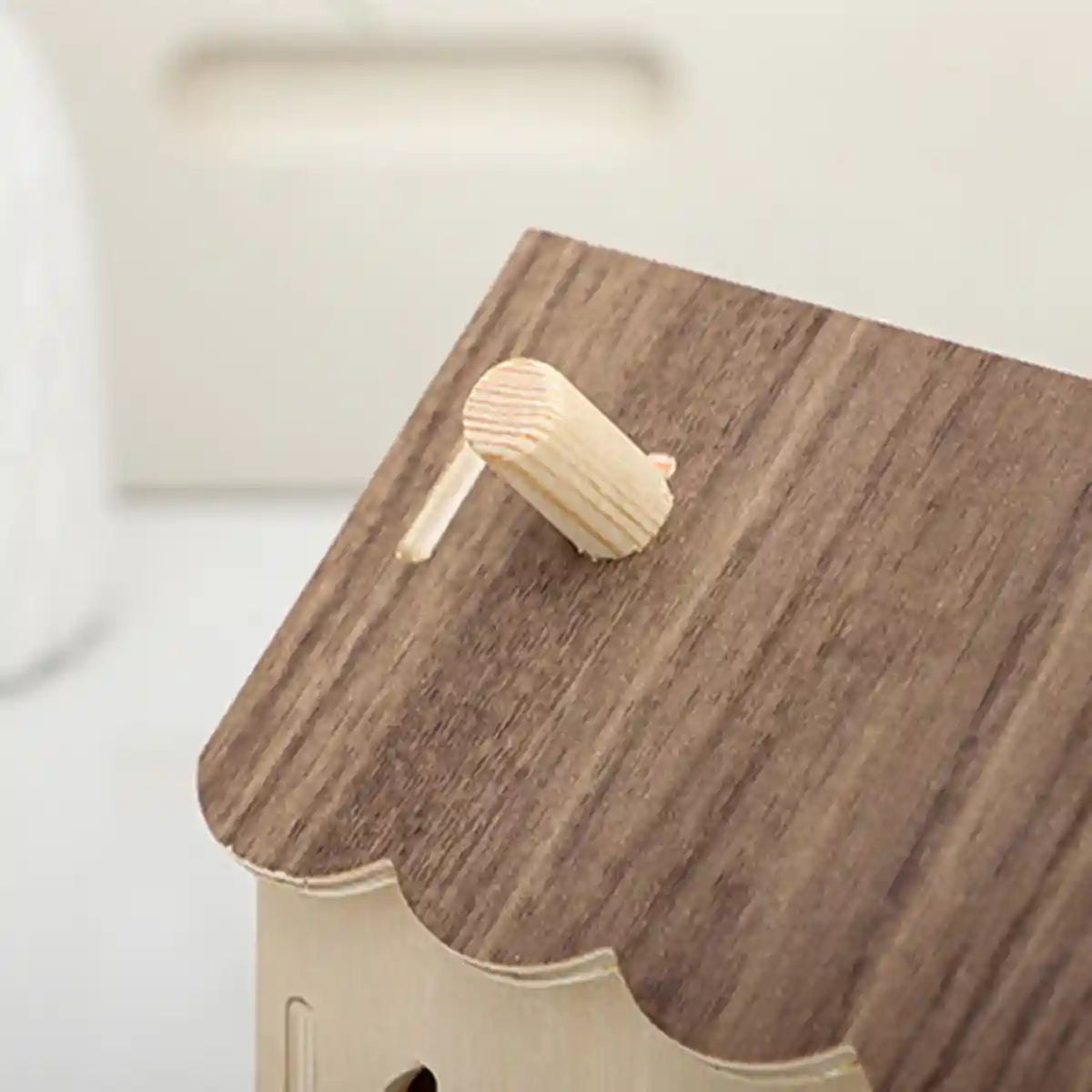 Wooden Hamster House Toy Hideout House Villa
