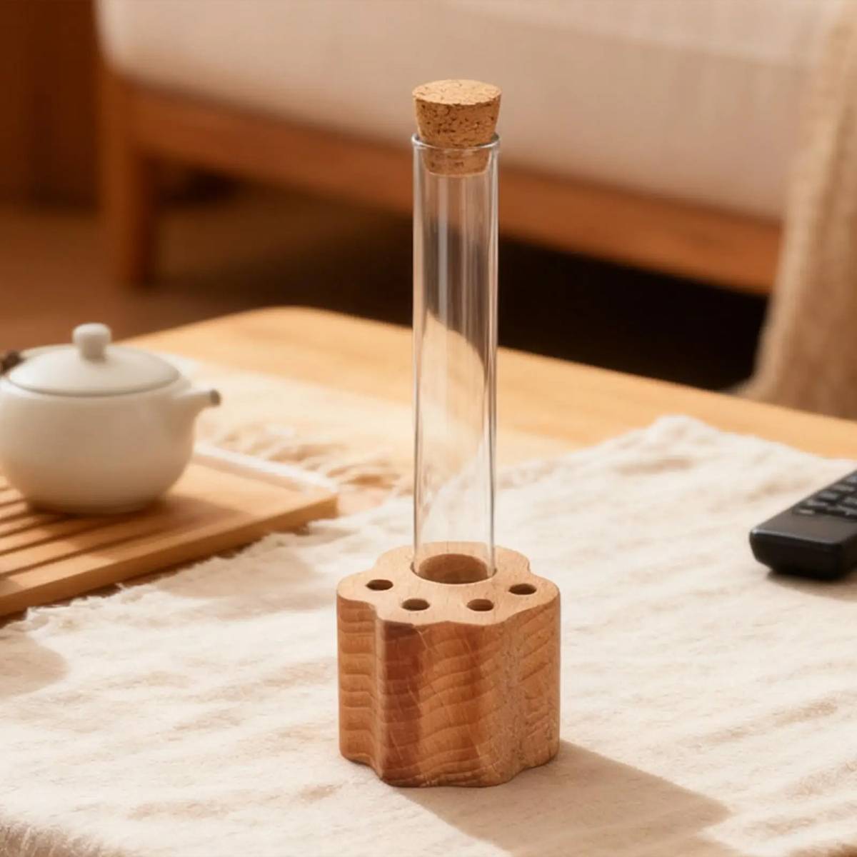 Wooden Pet Hair Keepsake Jar