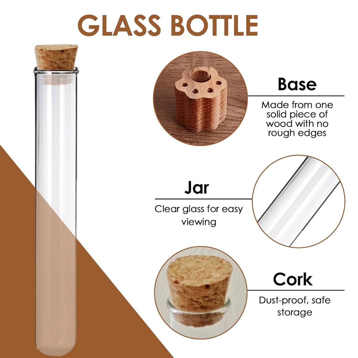 Wooden Pet Hair Keepsake Jar