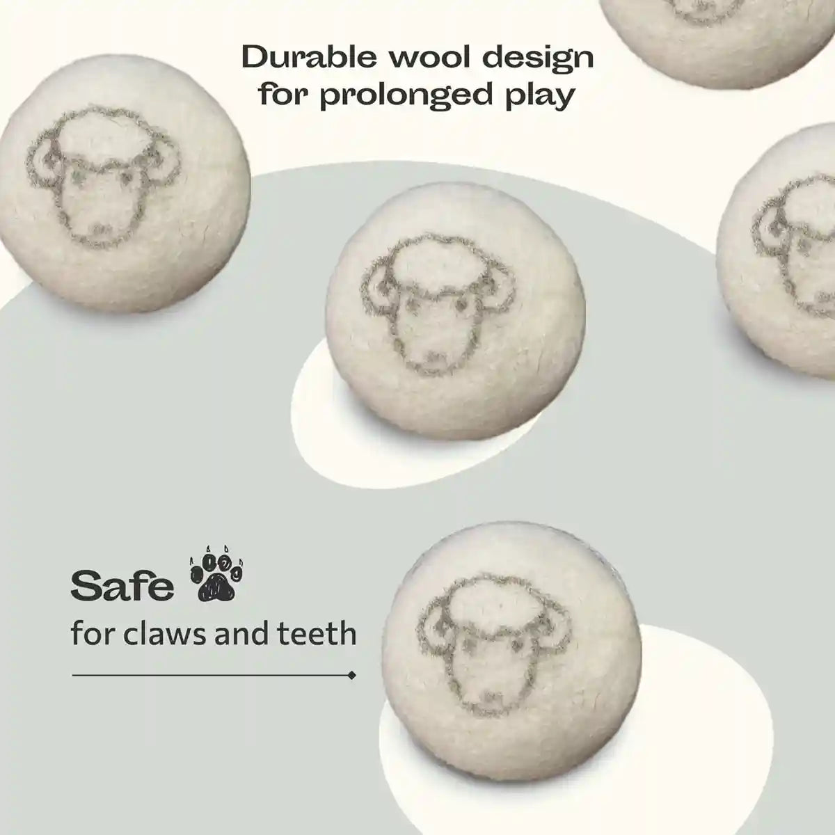 Wool Ball Cat Toy Bite-resistant Molar Self-relief Artifact For Pet Cat Tease Stick Kitten Kitten Toy