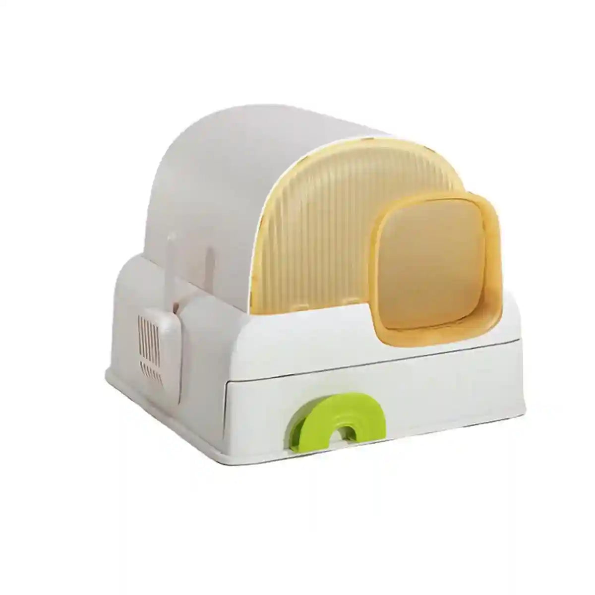 Foldable Cloud-Style Cat Toilet with Enclosed Cat Litter Box Design