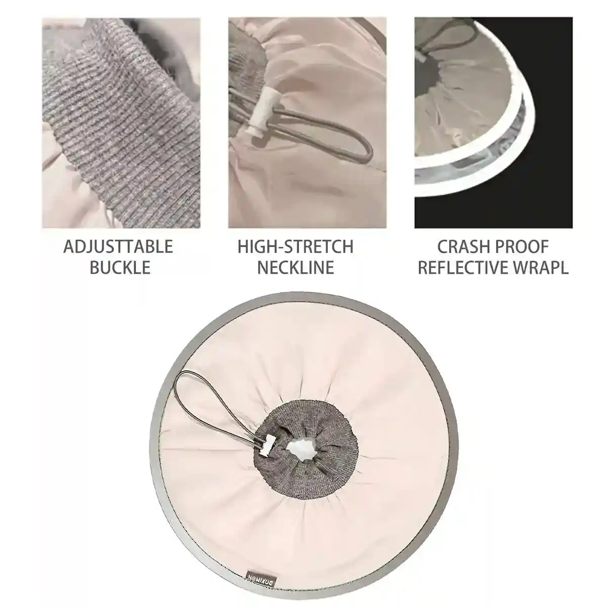 Adjustable Cat Recovery Collar for Grooming and Licking Prevention