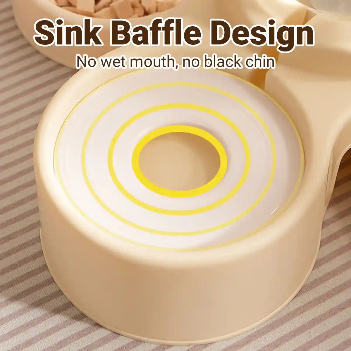 Automatic Cat Feeder With Water Dispenser & Stainless Steel Bowls