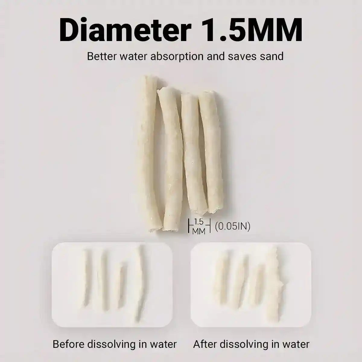 Natural Tofu Cat Litter Dust-Free Clumping & Odor Control