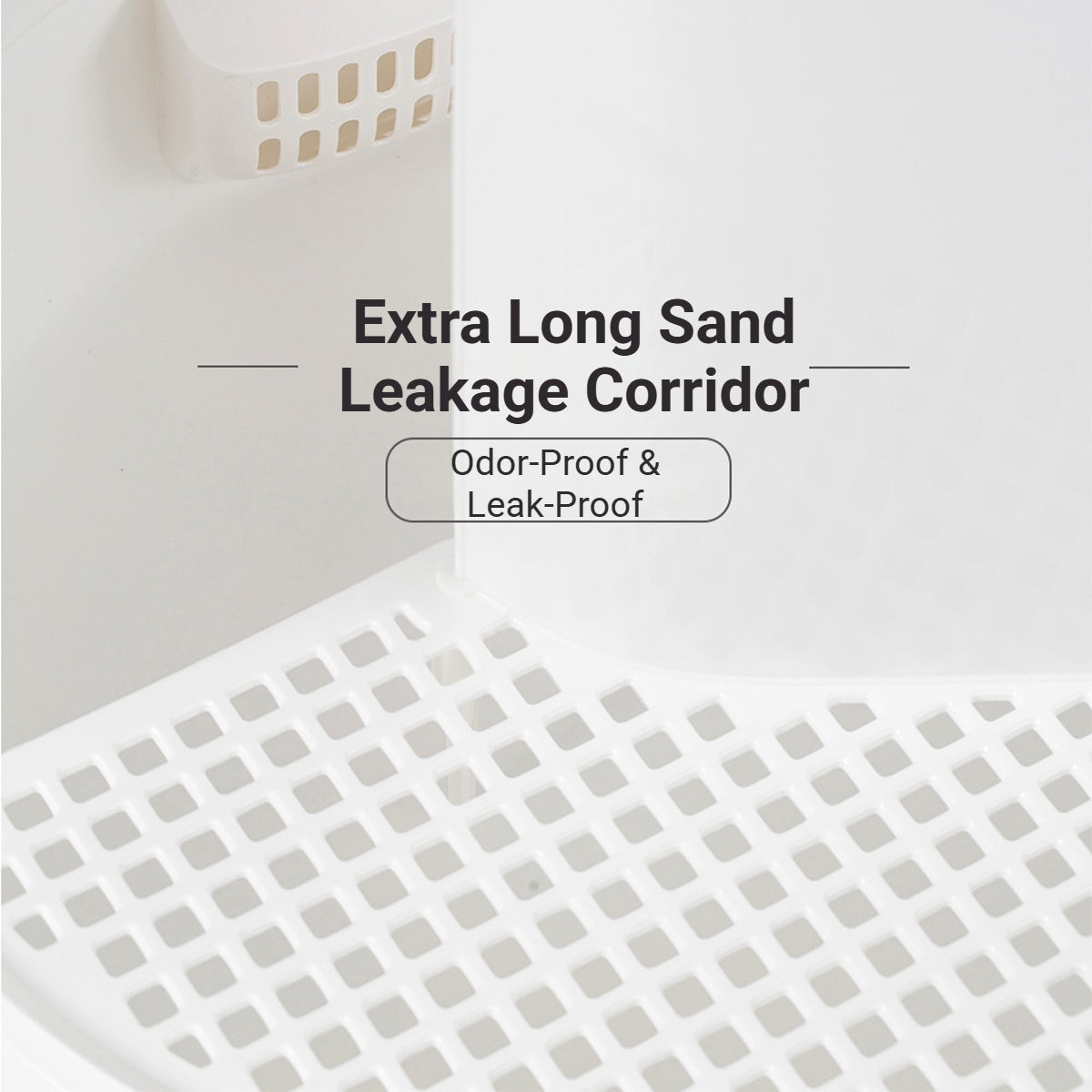 PIDAN Semi-Enclosed Cat Litter Box