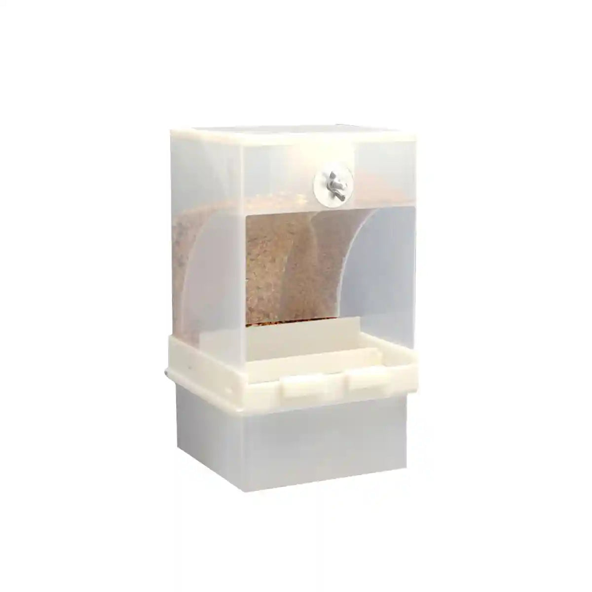 Automatic Bird Feeder with Double Grid and Easy-Clean Tray