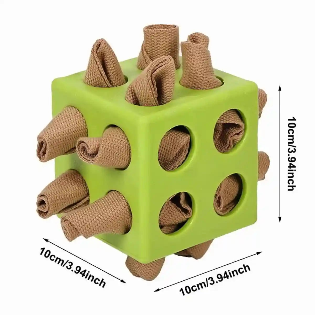 Interactive Dog Puzzle Toy Snuffle Cube