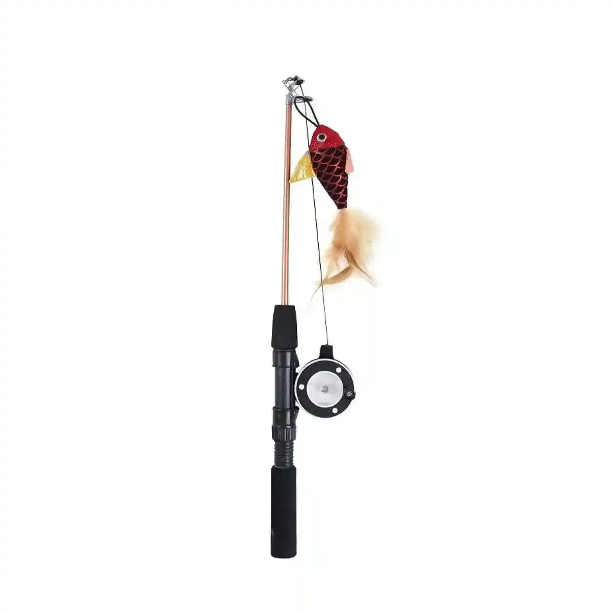 Fun Cat Wand Toy Interactive Fishing Rod
