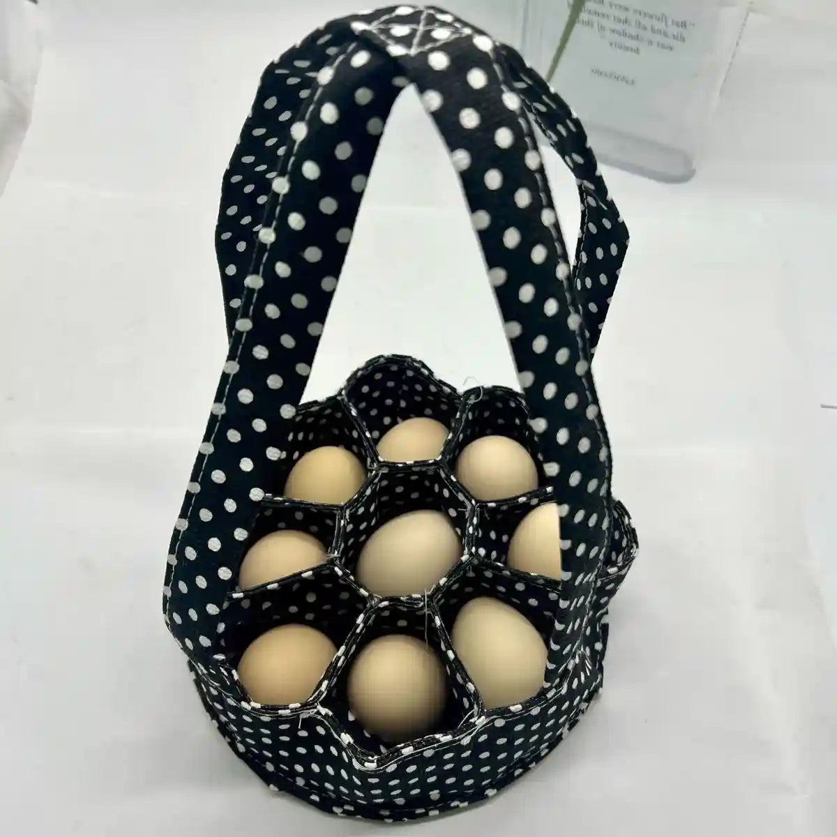 Egg Collecting Basket Durable Fabric Egg Gathering Carrier