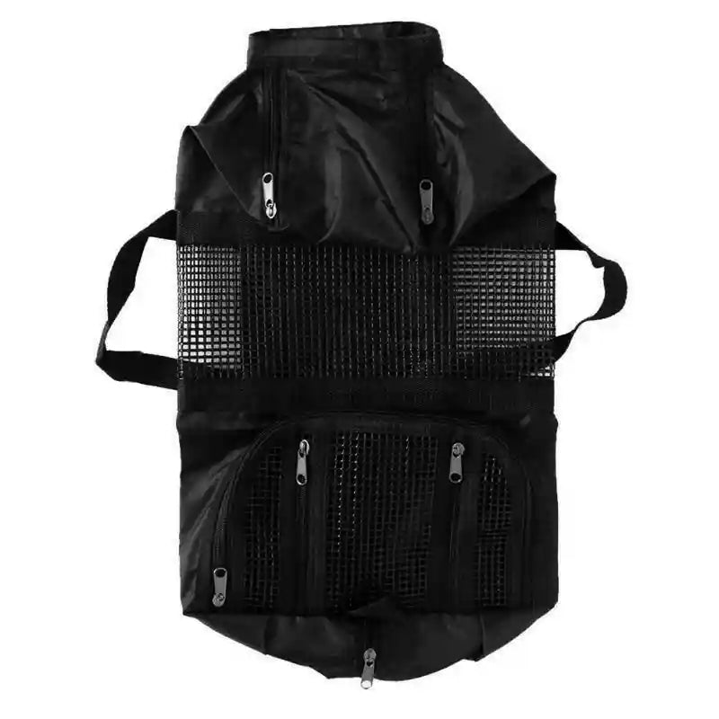 Cat Grooming Restraint Bag Pet Bath Wash Bags Black