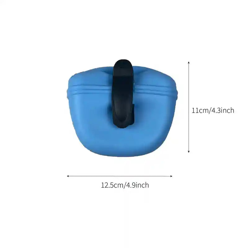 Dog Training Treat Pouch with Clip Pet Training Waist Feed Bag