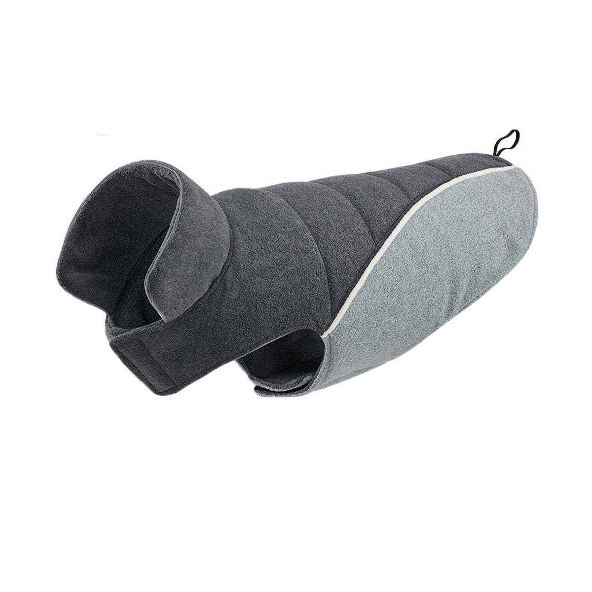 Double-Sided Fleece Dog Jacket for Winter Warmth and Comfort