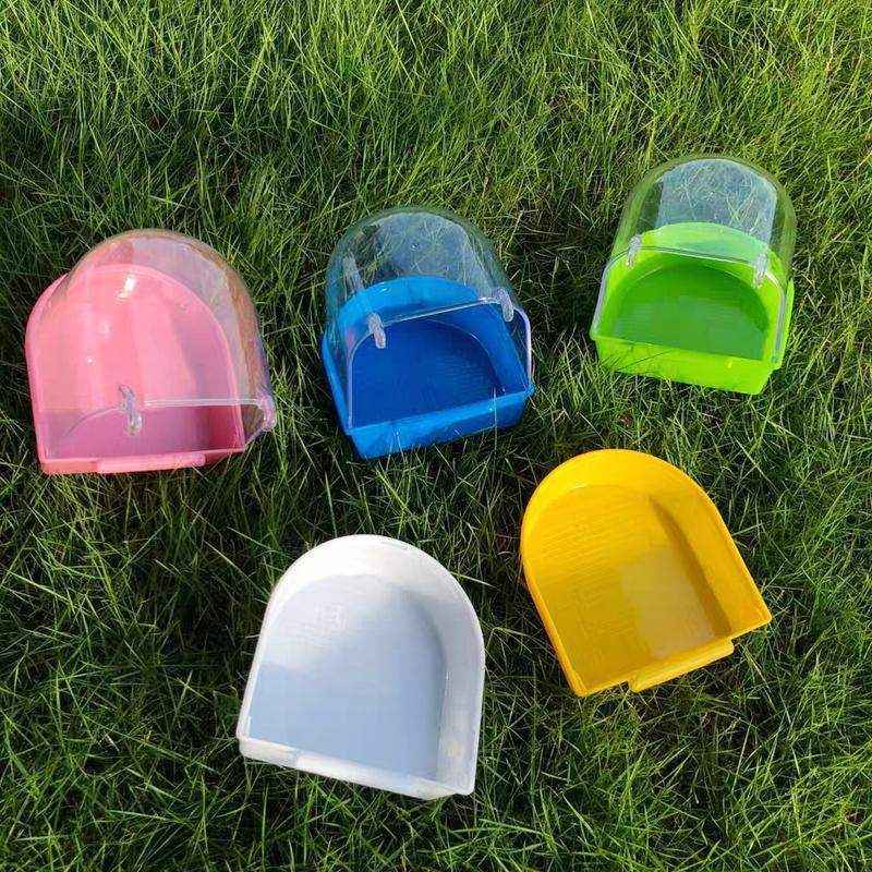 Bird Bath Tub Pet Cleaning 5 Colours 13.5*13*13cm