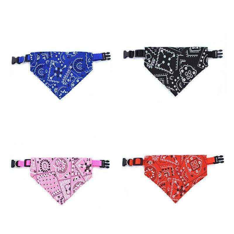 Adjustable Dog Bib Collar Stylish Pet Bandana for Small & Medium Pets