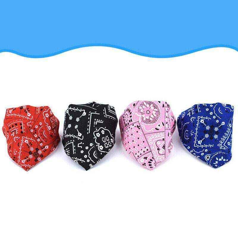 Adjustable Dog Bib Collar Stylish Pet Bandana for Small & Medium Pets