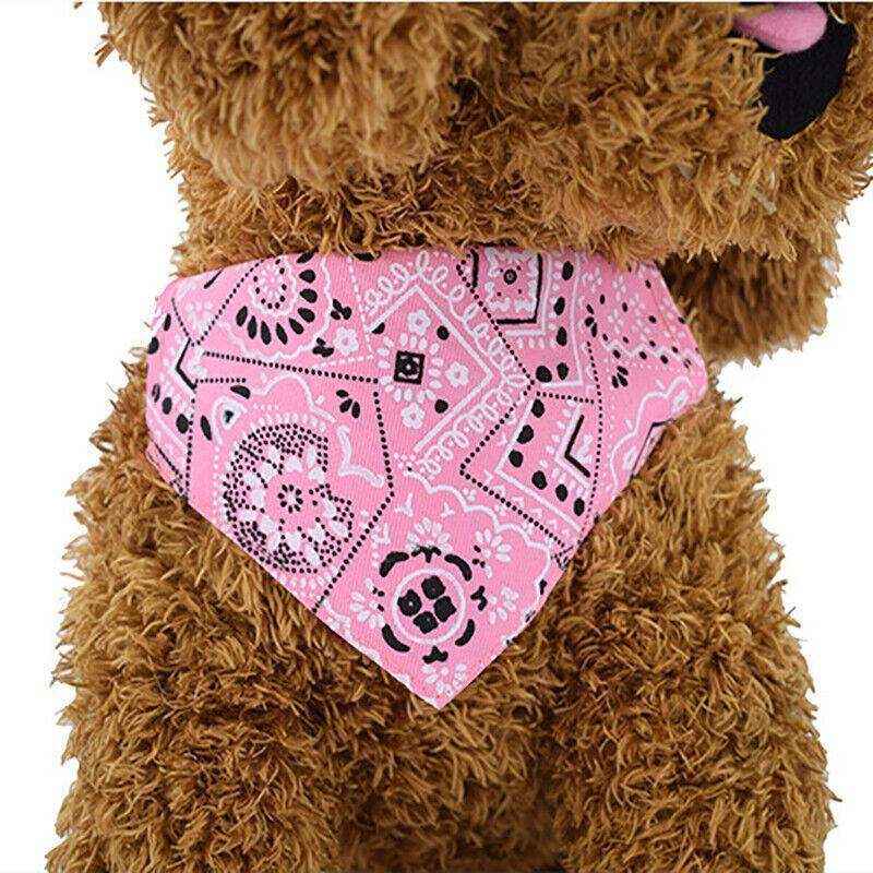 Adjustable Dog Bib Collar Stylish Pet Bandana for Small & Medium Pets