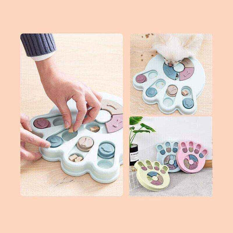 Interactive Dog Treat Dispenser Toy Slow Feeder for Smart Pets