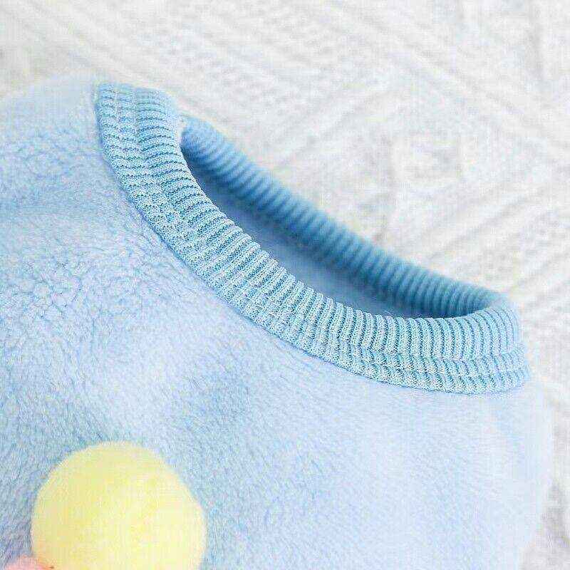 Velvet Dog Jumper Vest Soft Winter Outfit for Stylish Pets