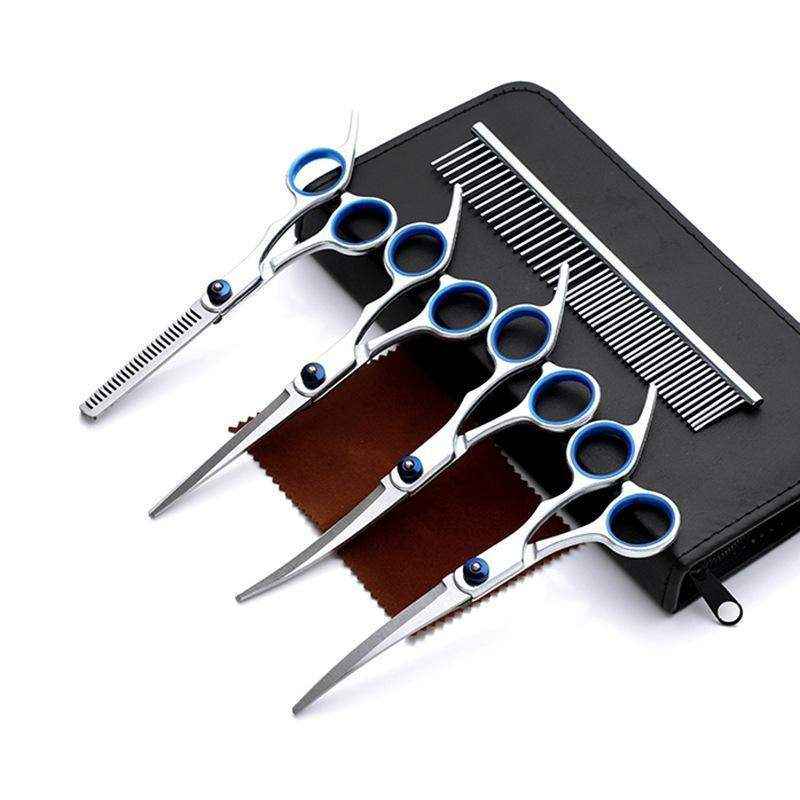 6â Pet Grooming Scissors Set 7pcs