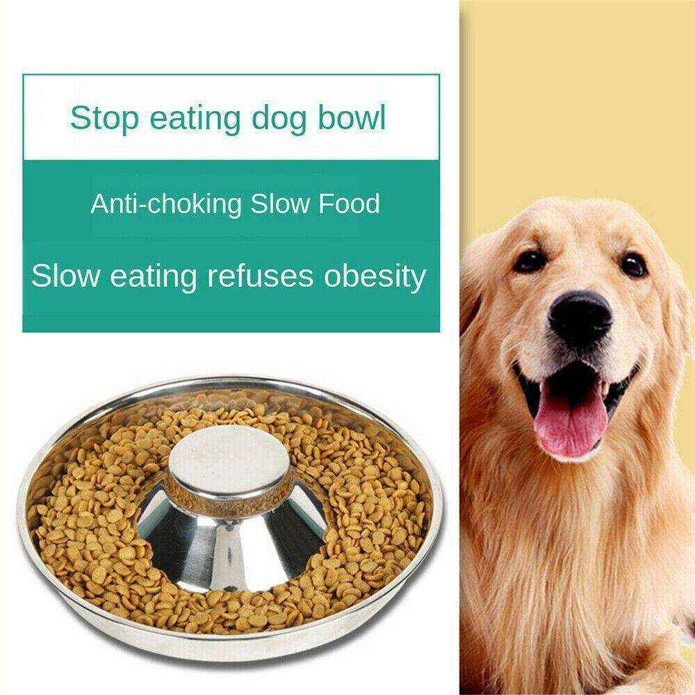 Feeder Bowl Stainless Steel Dog Bowls 26/30/34cm