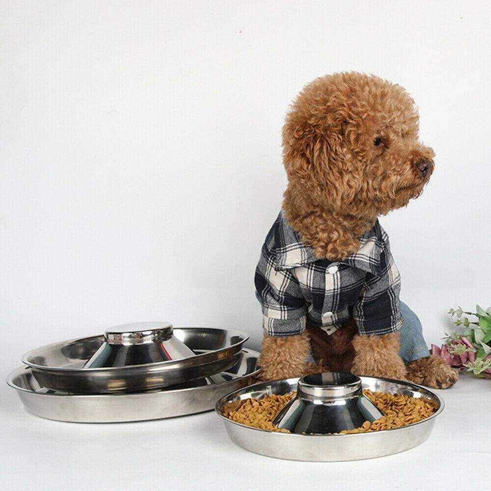 Feeder Bowl Stainless Steel Dog Bowls 26/30/34cm