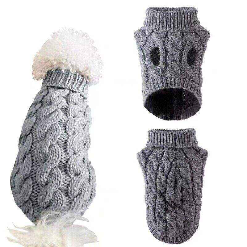 Stylish Warm Pet Dog Jumper for Winter Comfort and Seasonal Wear