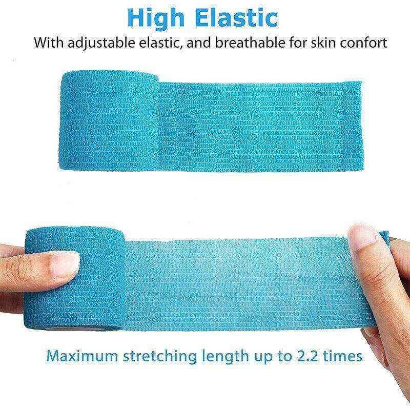 Self-Adhesive Dog Bandage in Black for Pet Wound Care