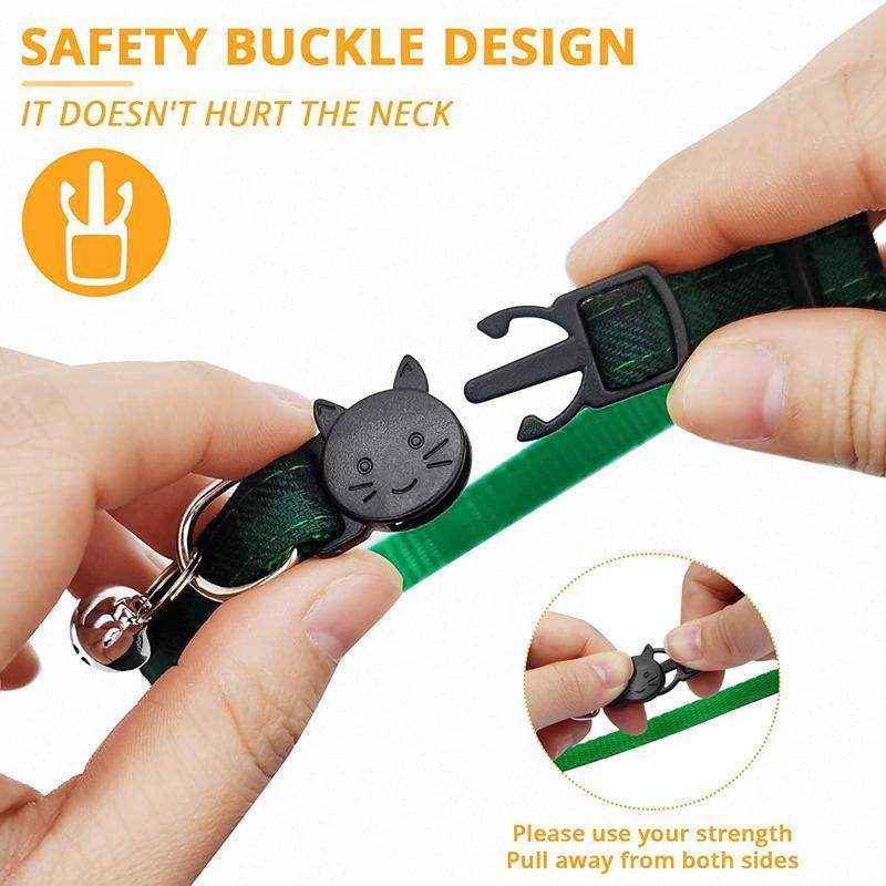 Pet Collar With Bell designer dog collars 6 Colours