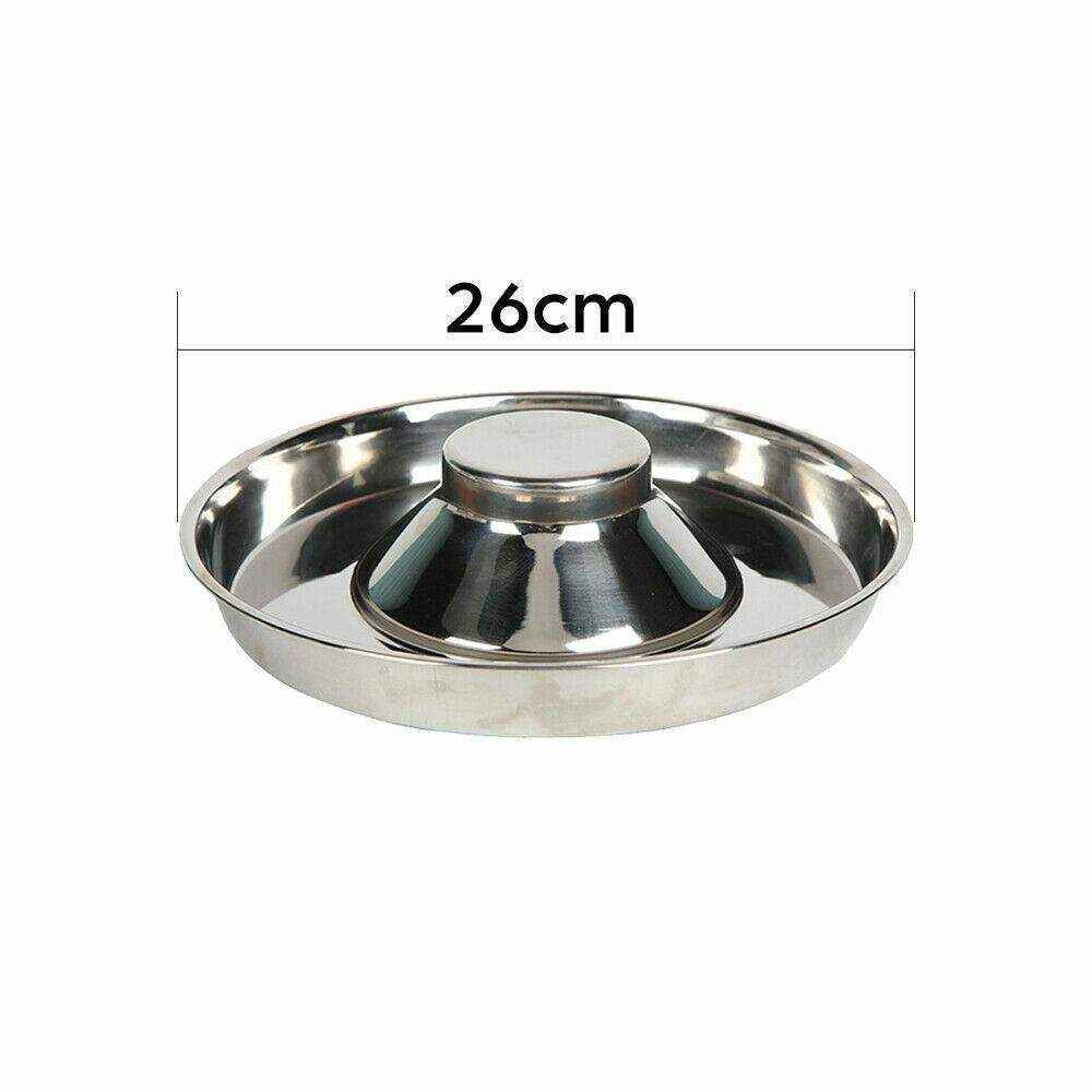 Feeder Bowl Stainless Steel Dog Bowls 26/30/34cm