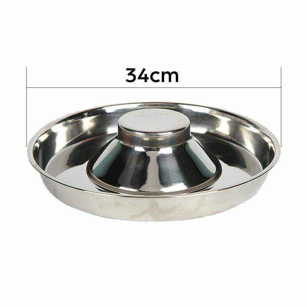 Feeder Bowl Stainless Steel Dog Bowls 26/30/34cm