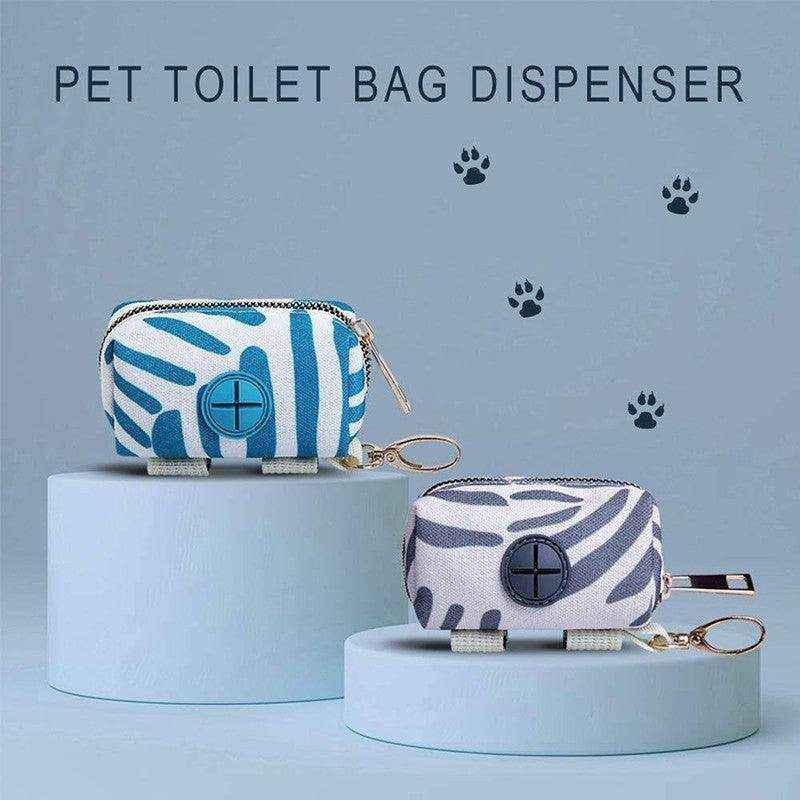 Grey Dog Poop Bag Holder